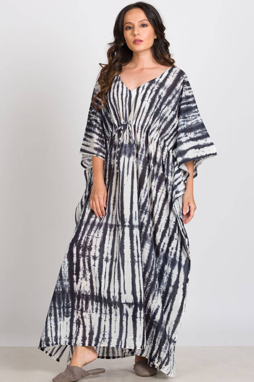 Shibori Caftans - Sevya Handmade