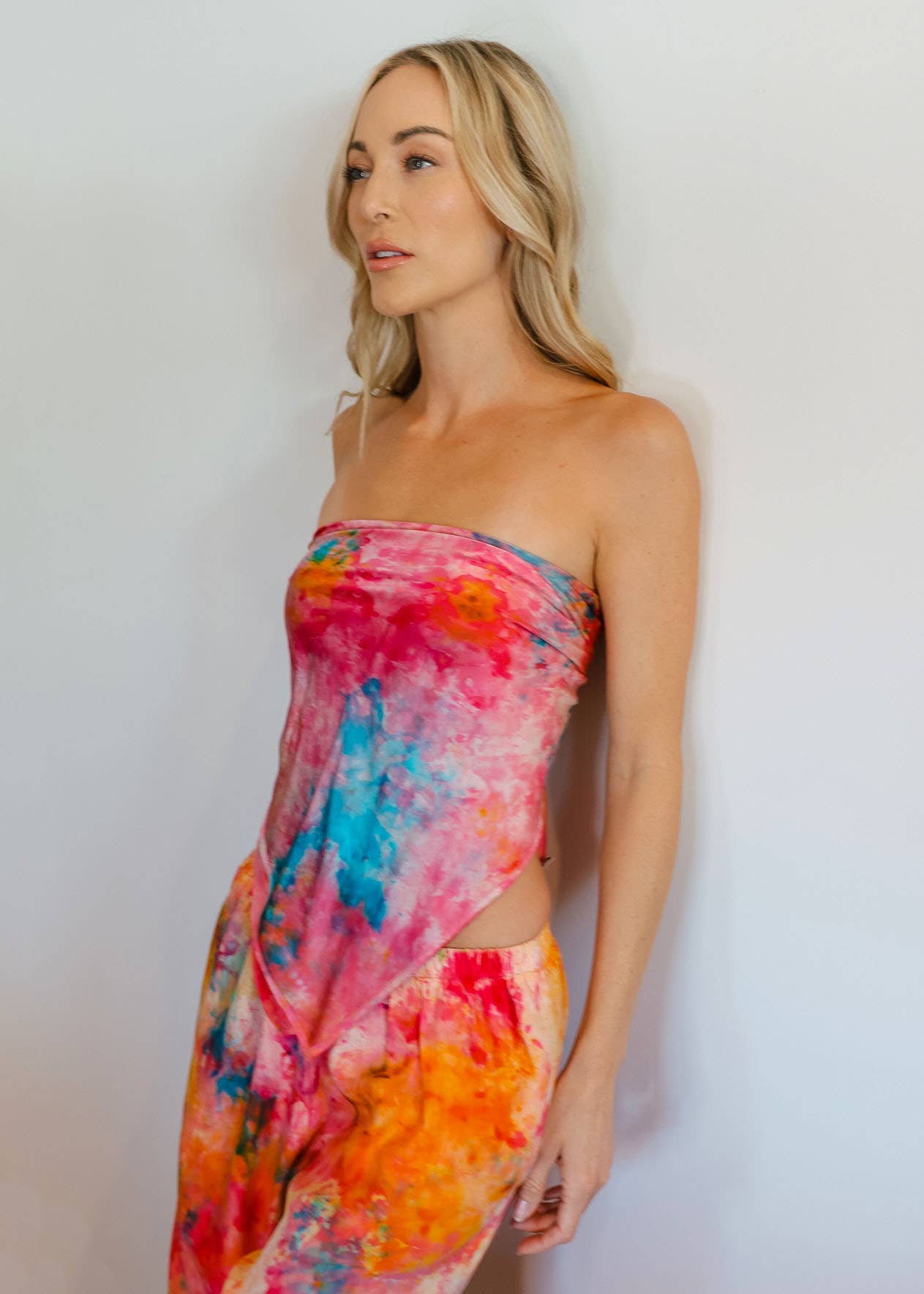 Hand Painted Silk Scarf in Aurora, Locally & Ethically Made