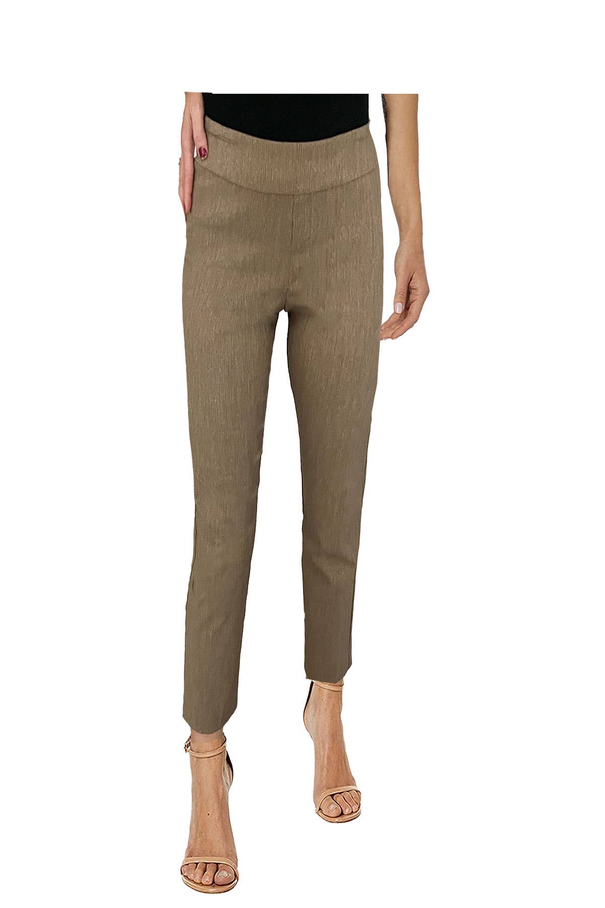Krazy Larry P507 Pull on Pant - Taupe Ash: 14