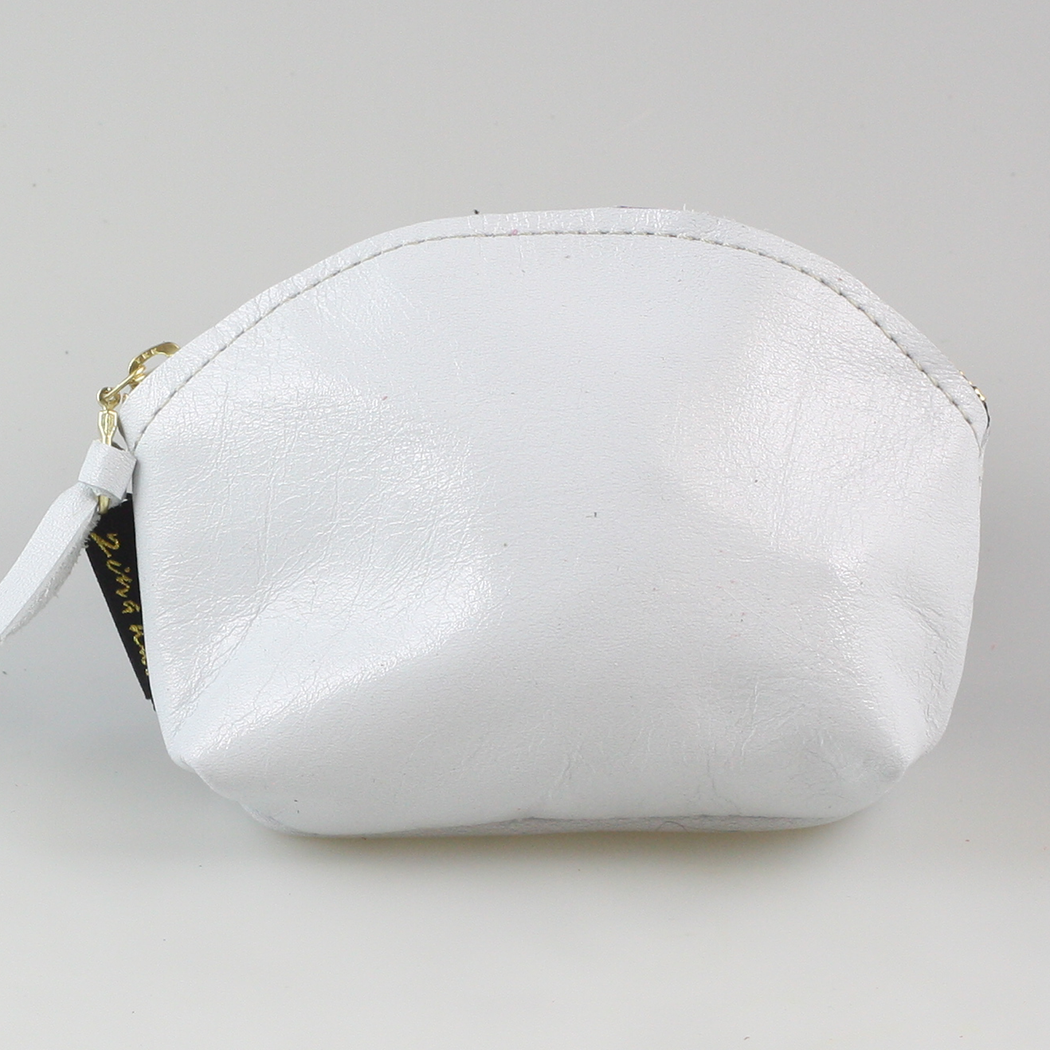 The Metallic Simon Makeup Clutch: Gunmetal