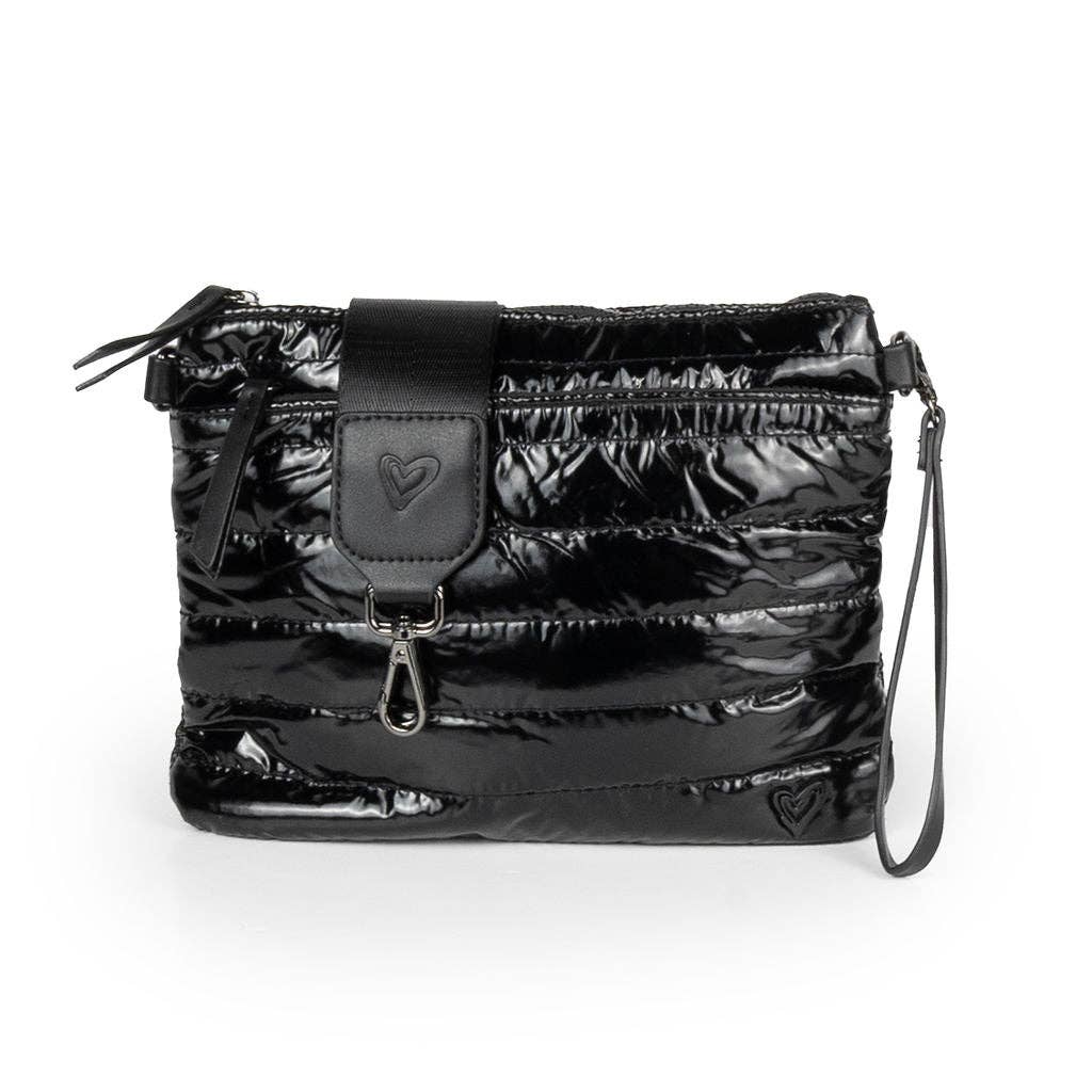NEW: Delta Puffer Belt/Crossbody Bag - Black