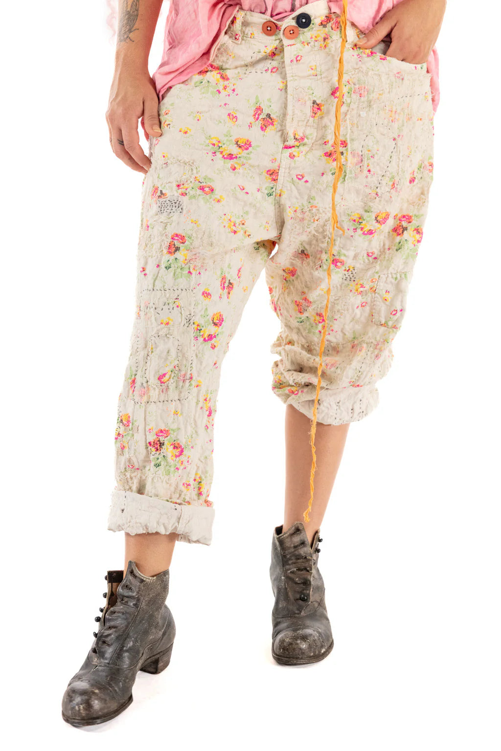 Cotton Linen Miner Pants 498 - Magnolia Pearl