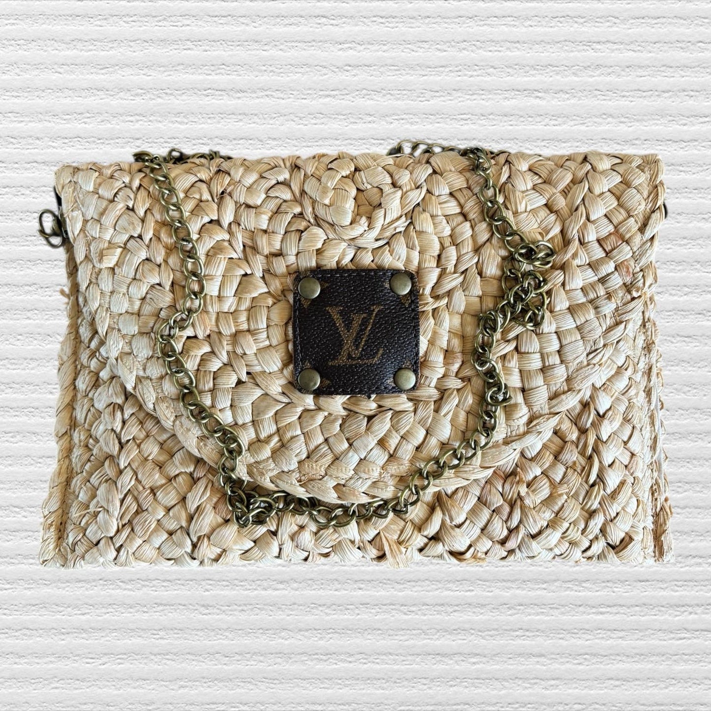 Natural Woven Straw Crossbody