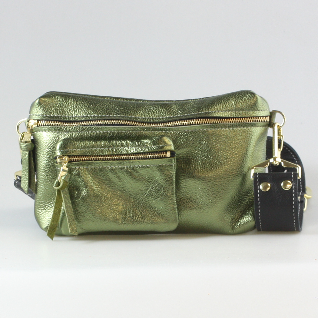 The BARI Hipbag / Crossbody / Sling: Silver