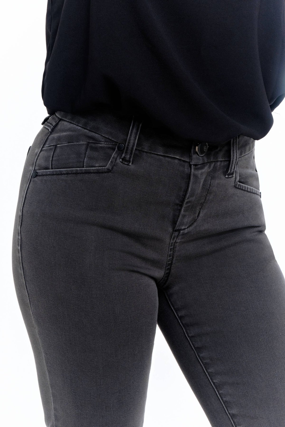 Petite 29" Better Butter Slim Boot Jean in Gray 🩶: 12P/31P