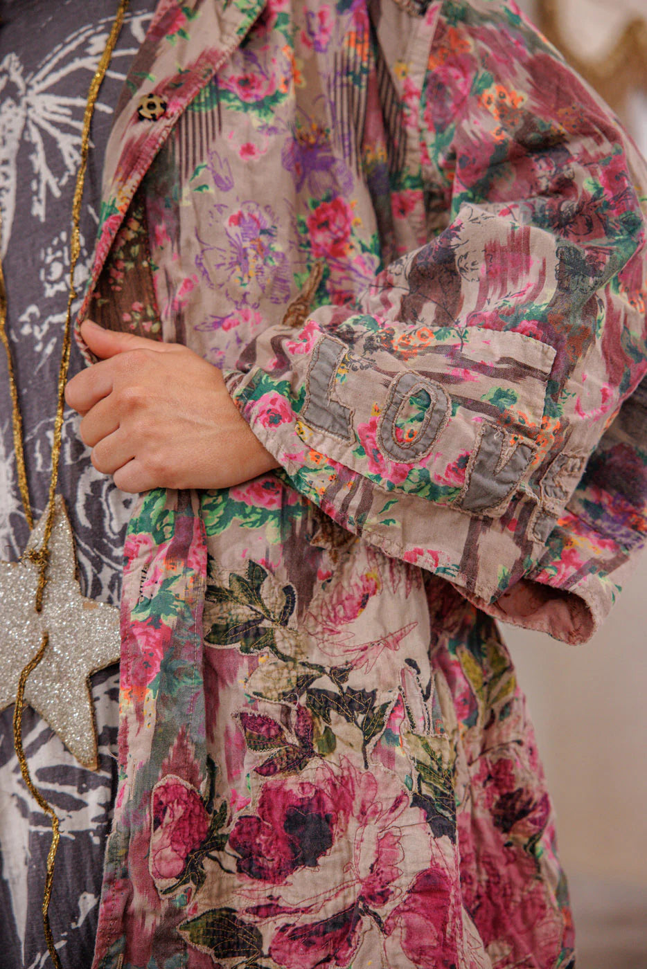 Appliqué Cyrene Coat 1122 - Magnolia Pearl