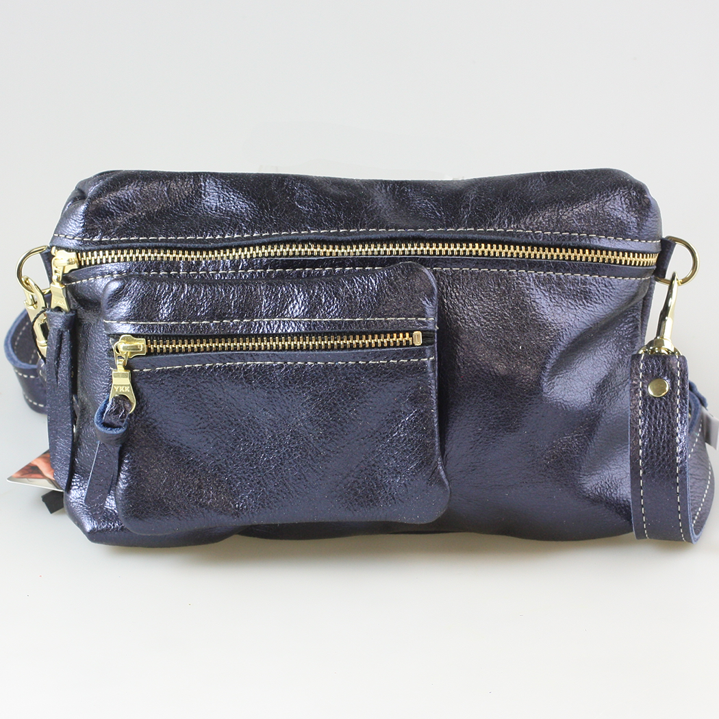 The BARI Hipbag / Crossbody / Sling: Silver