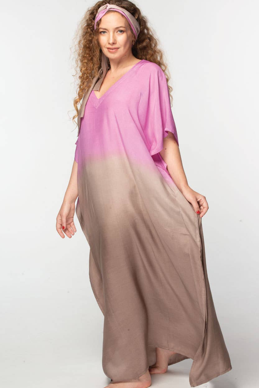 Ombre Cupro Caftans - Sevya Handmade