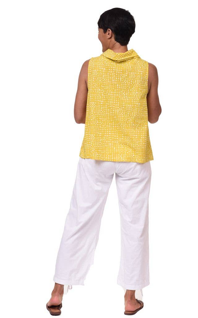 CV63 Leilani Top in Goldfish Dots*: M