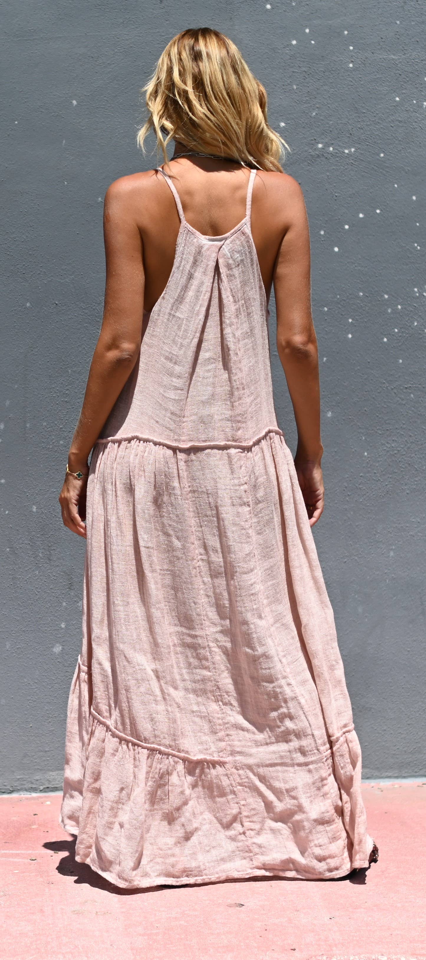 Daisy Maxi Dress: Brown
