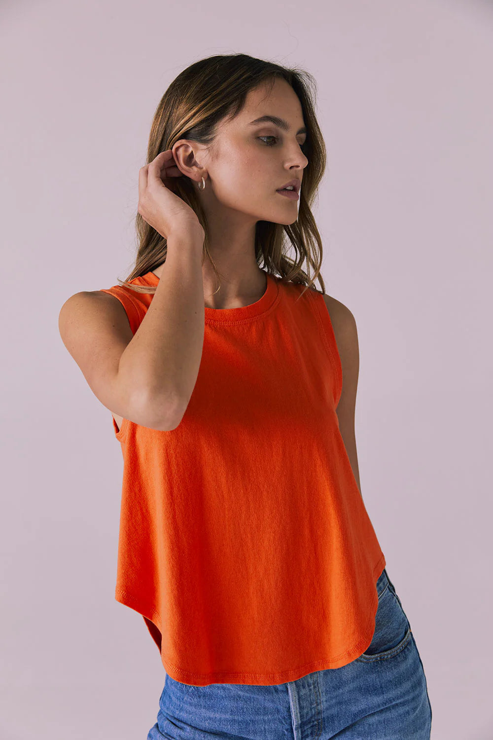 Flouncy Neon Flare Muscle Tank CWA572 - CHASER