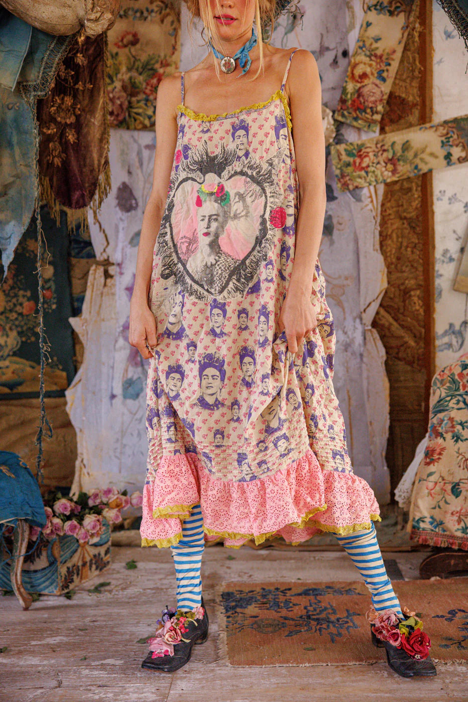 Frida Corazón Llameante Clementine Slip 197 - Magnolia Pearl