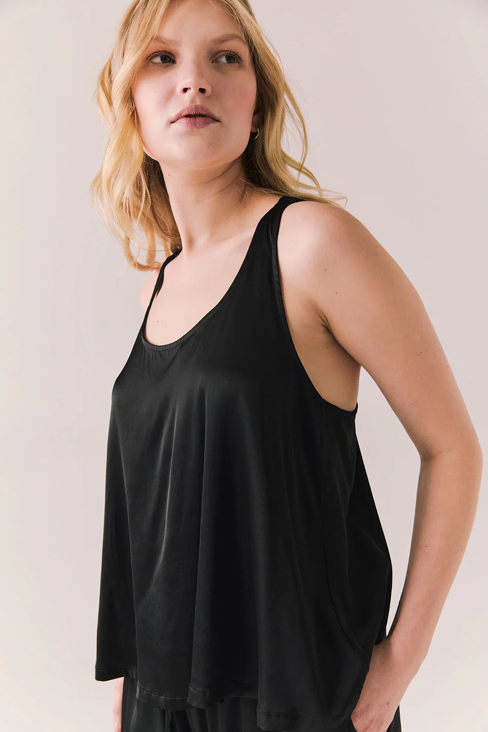Rory True Black Tank Top CWA641 - CHASER
