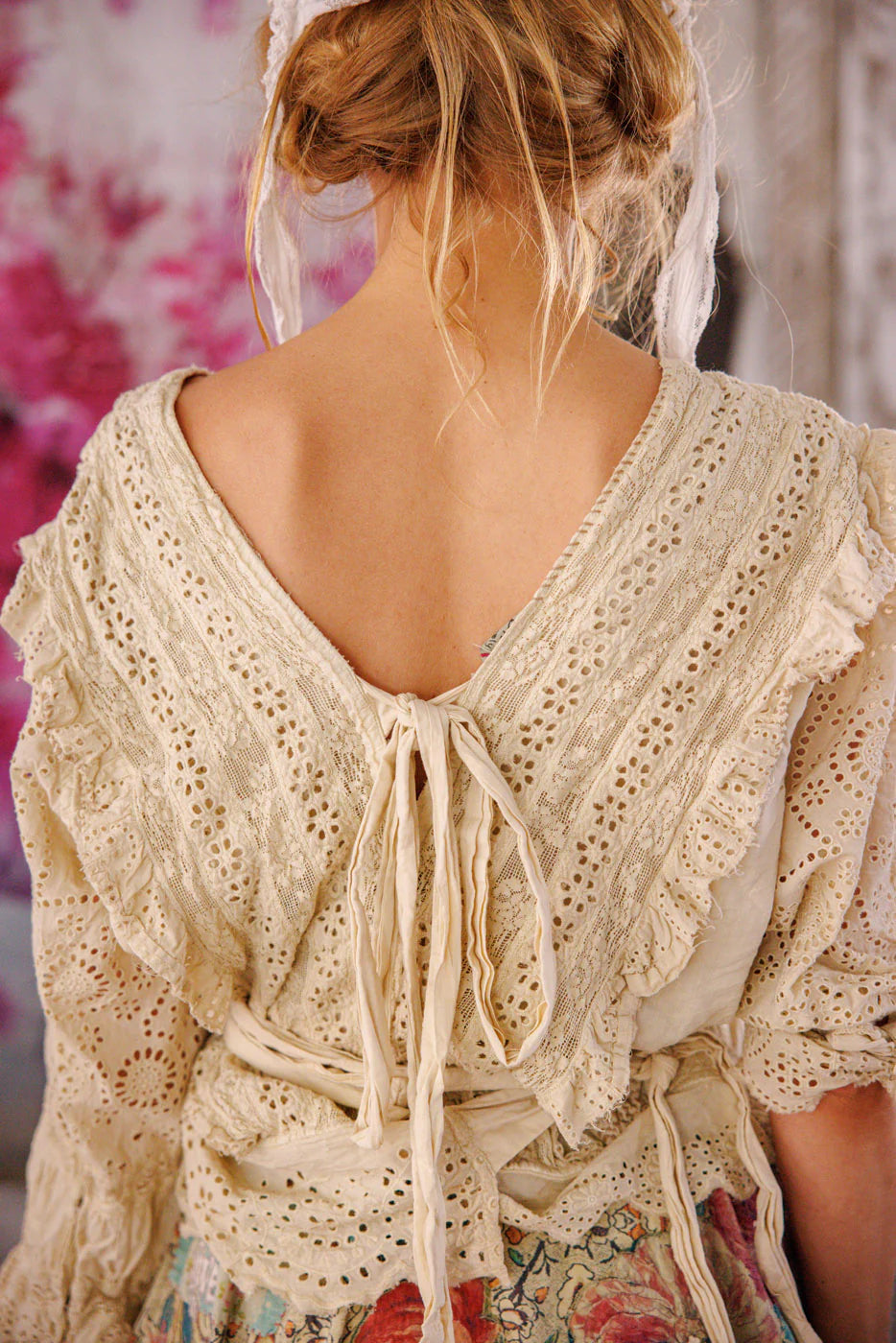 Eyelet Rosario Blouse 2159 - Magnolia Pearl