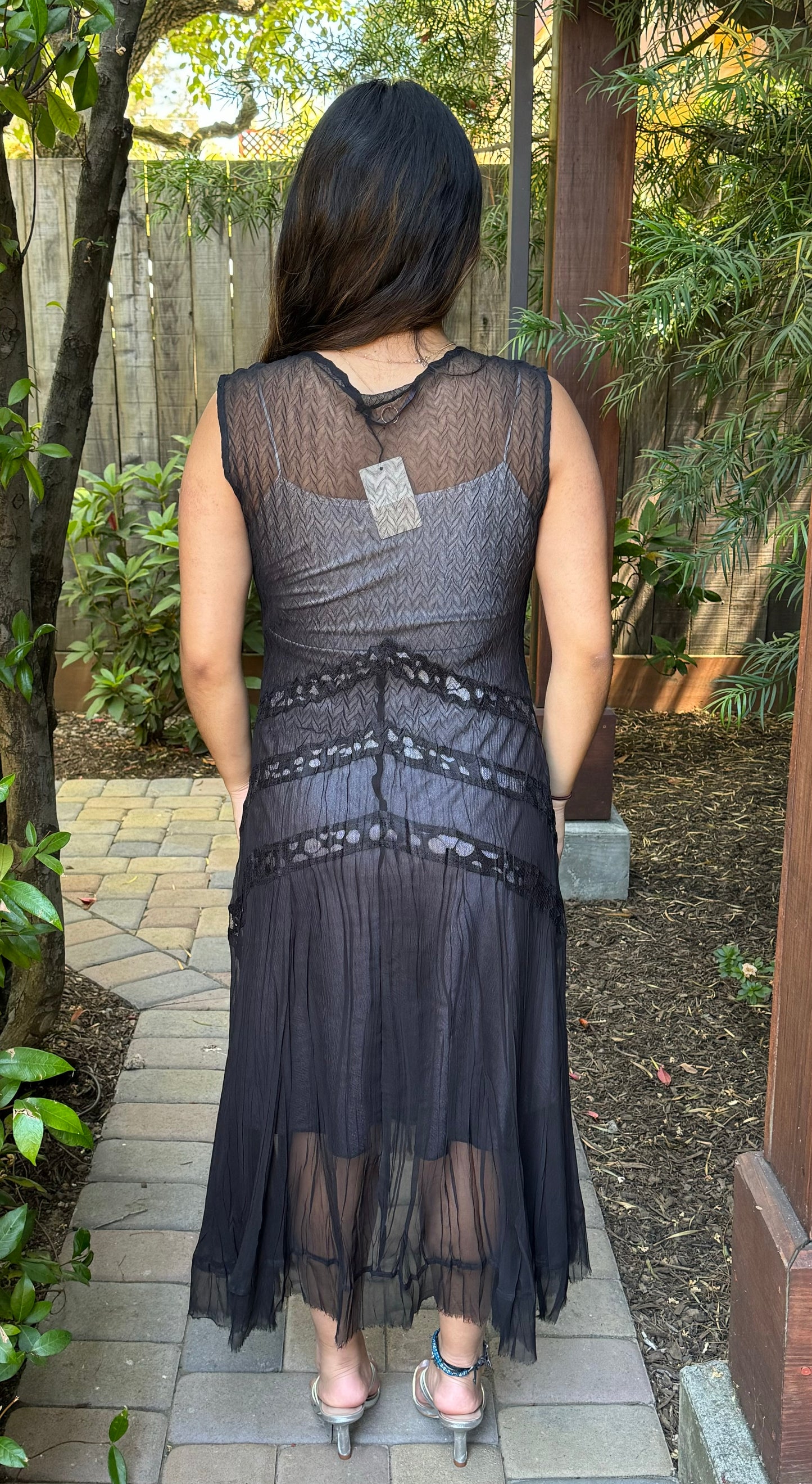 V Neck Sleeveless Dress CSD38 - KOMAROV