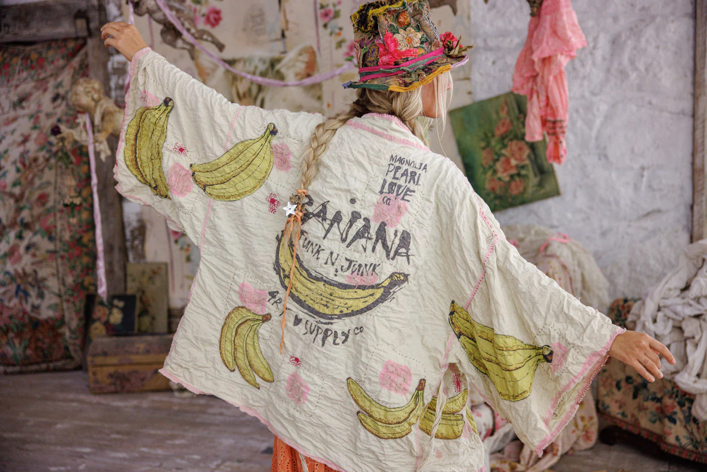 Banana Funk N’ Junk Kimono 1322 - Magnolia Pearl