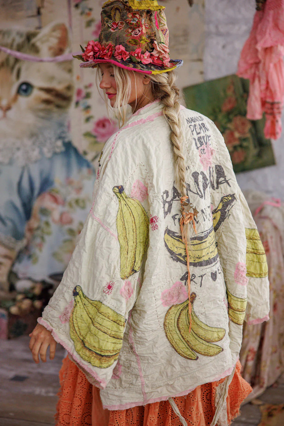 Banana Funk N’ Junk Kimono 1322 - Magnolia Pearl