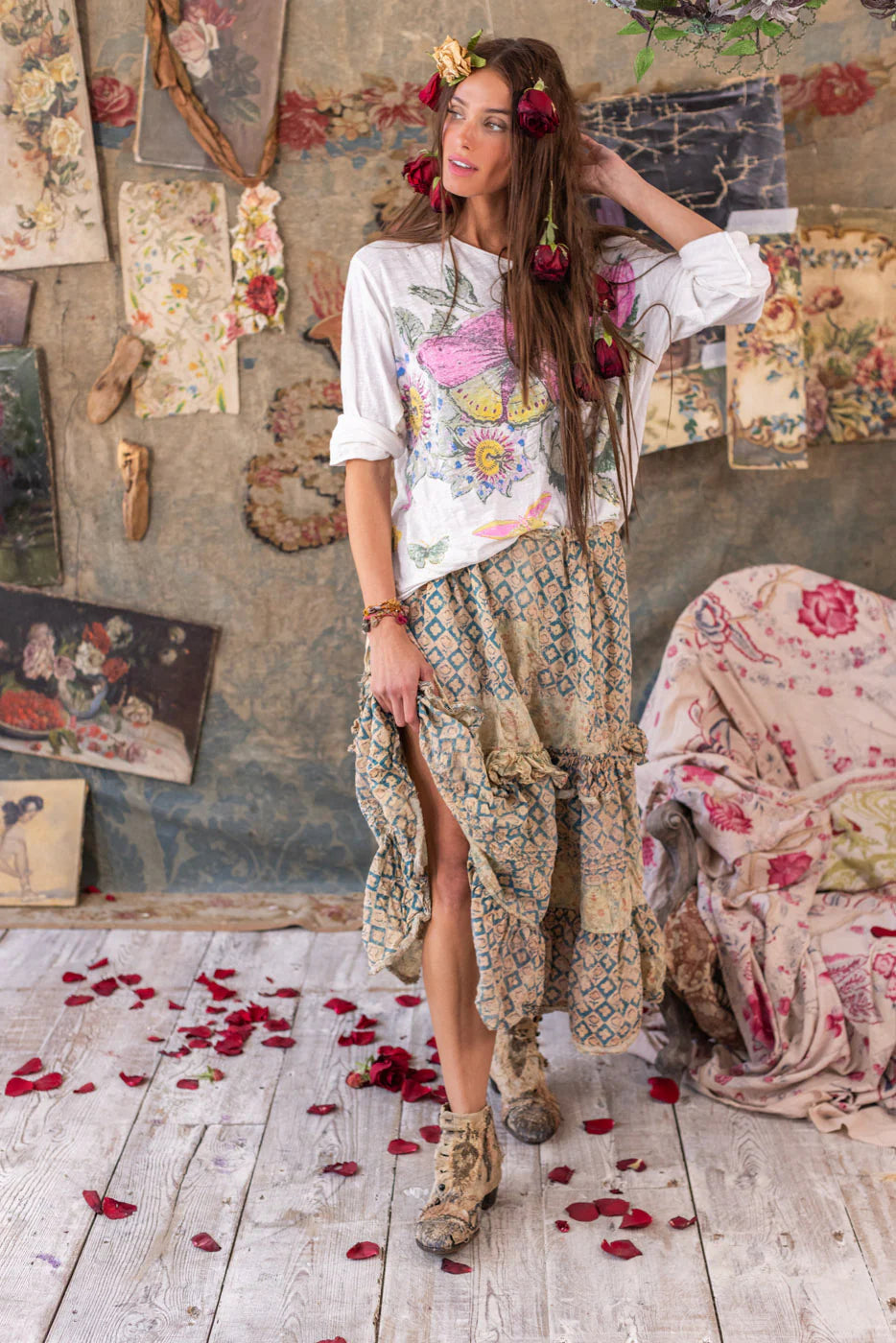 Pissarro Skirt 215 -Magnolia Pearl