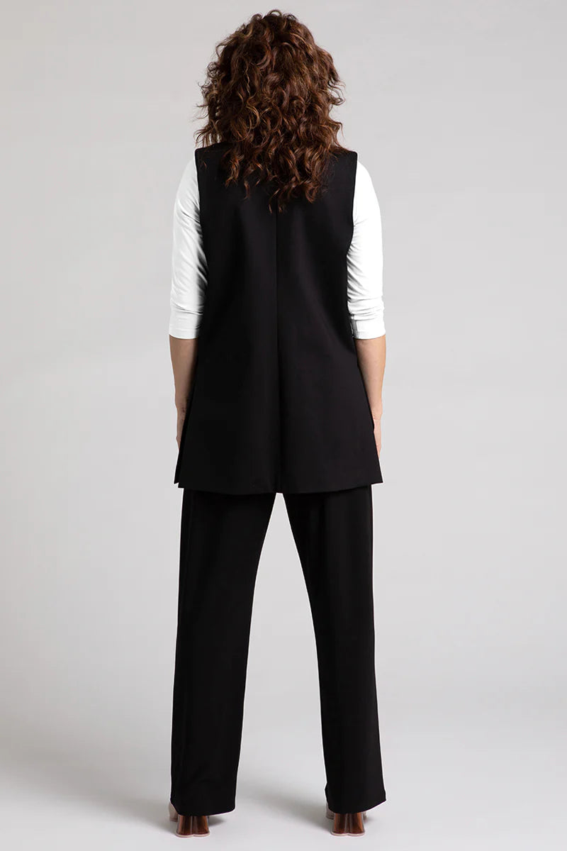 Ponte Sleeveless Jacket H6507 - Sympli