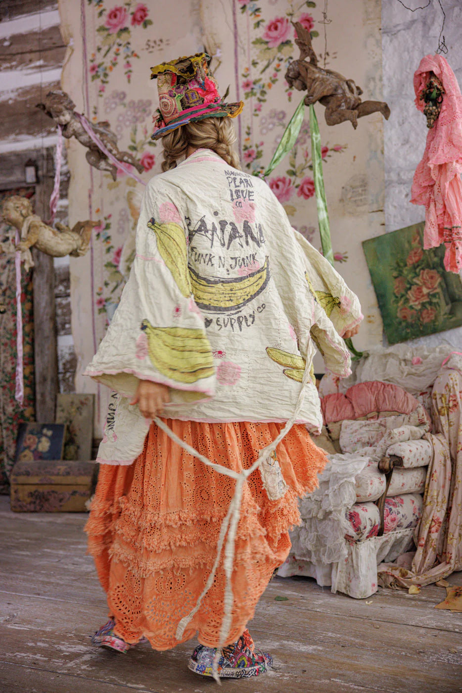 Banana Funk N’ Junk Kimono 1322 - Magnolia Pearl