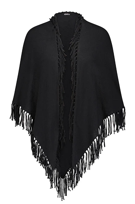 Cotton/Cashmere Fringe Shawl 75211_011 - Minnie Rose