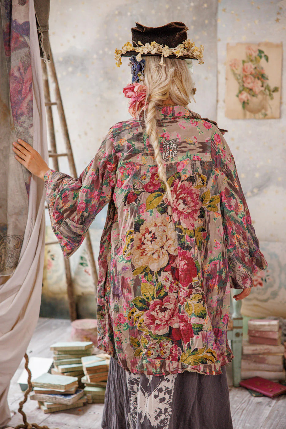 Appliqué Cyrene Coat 1122 - Magnolia Pearl