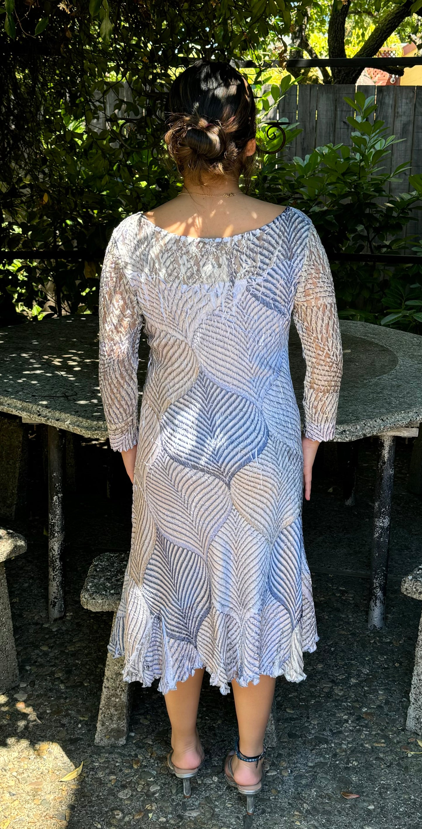 Long Sleeve Midi Dress CLN4441 - KOMAROV