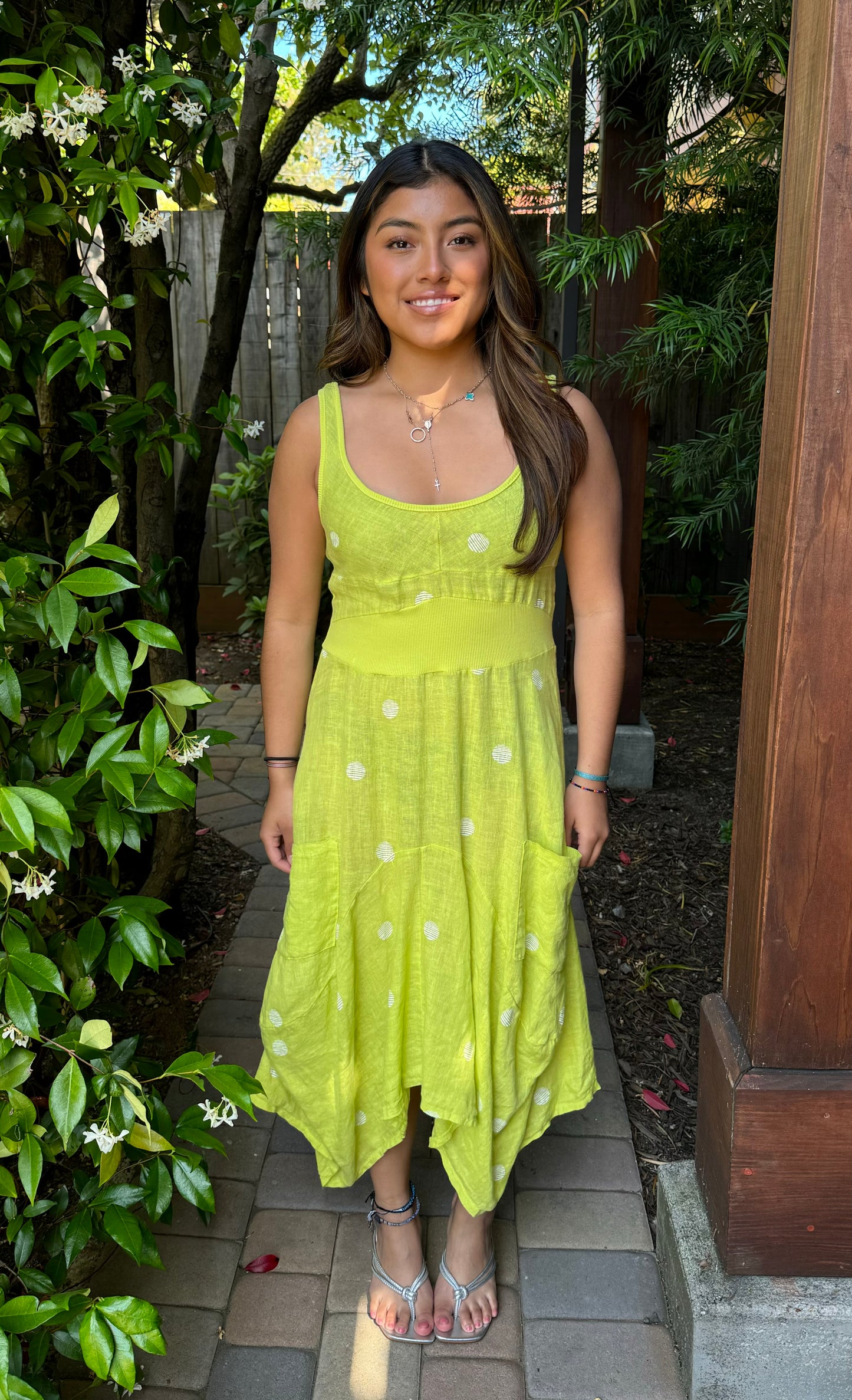 Magic Linen Dress 9779-5 - INIZIO