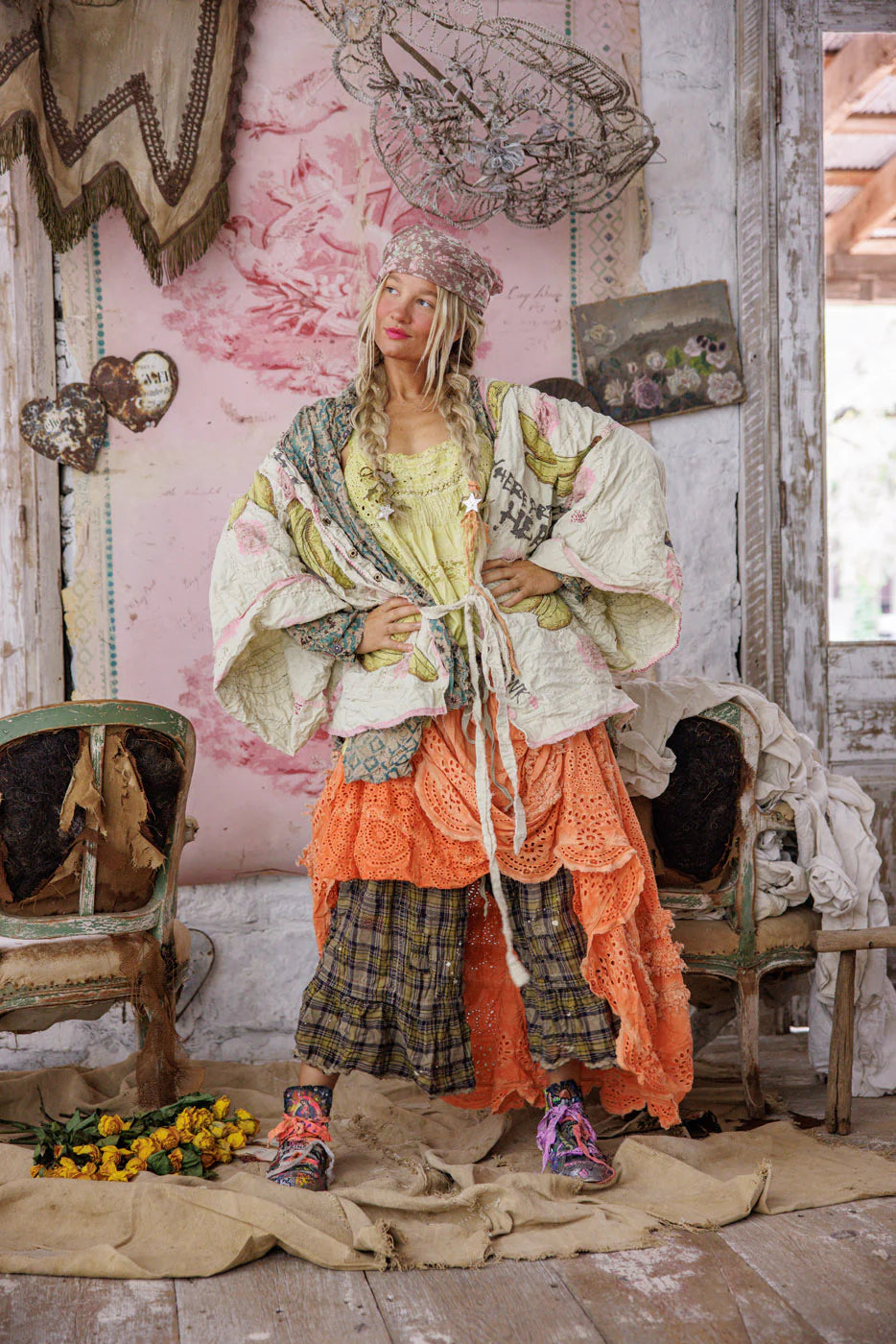 Banana Funk N’ Junk Kimono 1322 - Magnolia Pearl