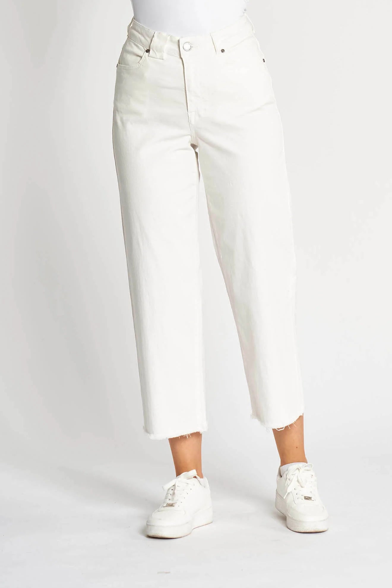 ZHRILLA Cropped Jean D125695-W012 - ZHRILL