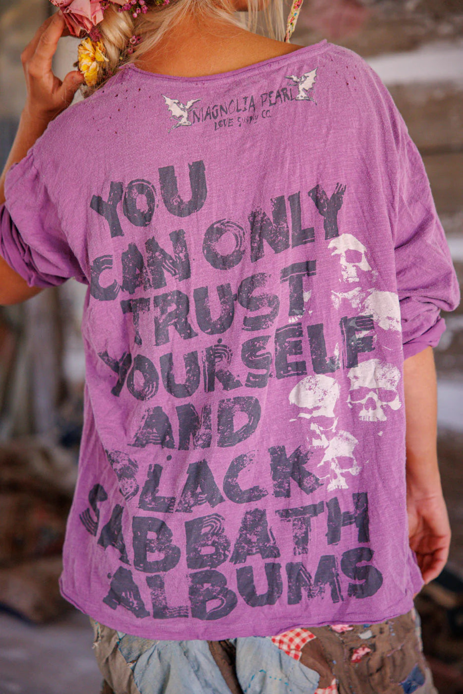 Black Sabbath Trust Viggo Tee 2214 - Magnolia Pearl