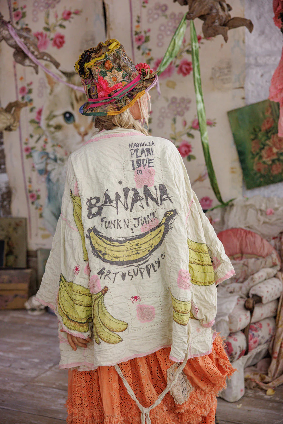 Banana Funk N’ Junk Kimono 1322 - Magnolia Pearl