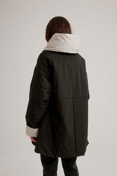 Reversible Quilted Trench K5581R-332 - Nikki Jones