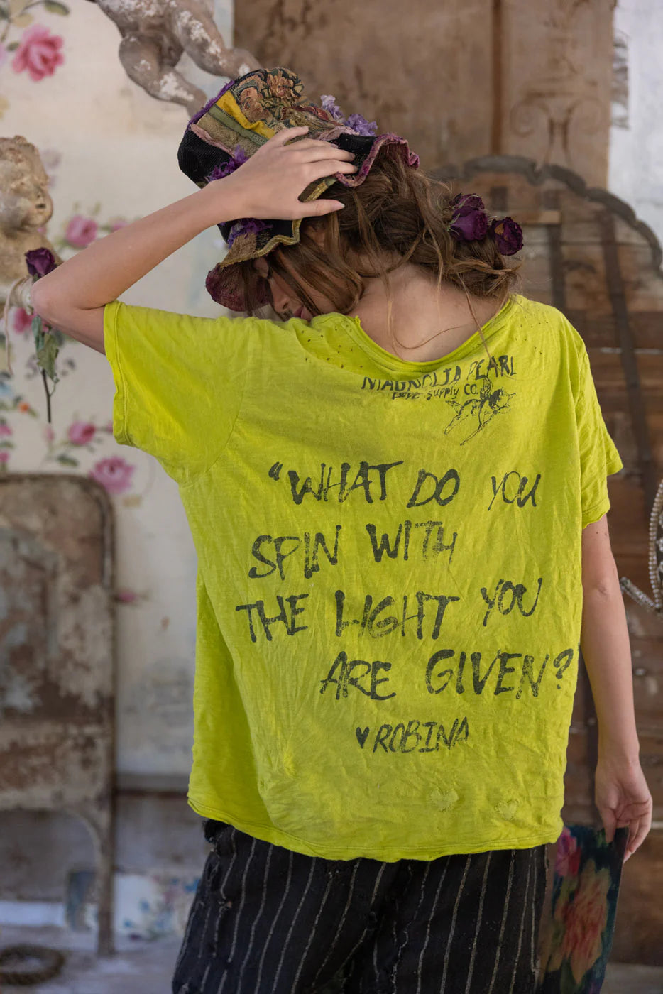 Venice Lover Butterfly Tee 2440 - Magnolia Pearl
