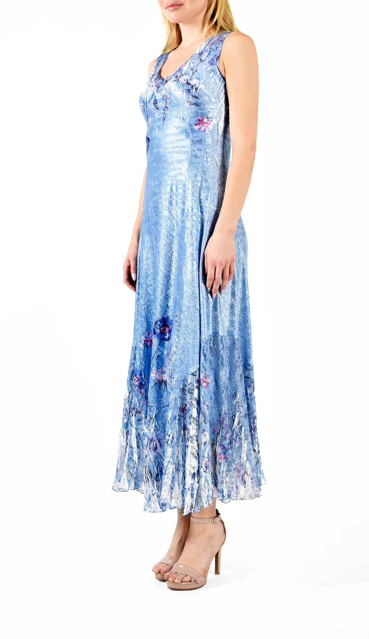 Short Sleeve Long Dress CLN2401 - KOMAROV