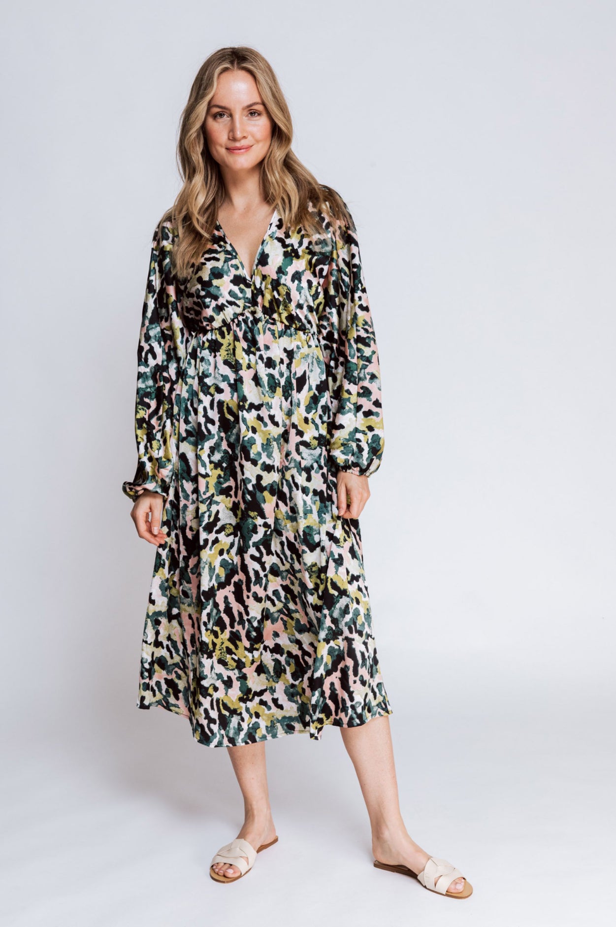 BADOI Long Sleeve Blouse Dress N124379-N3160 - Zhrill
