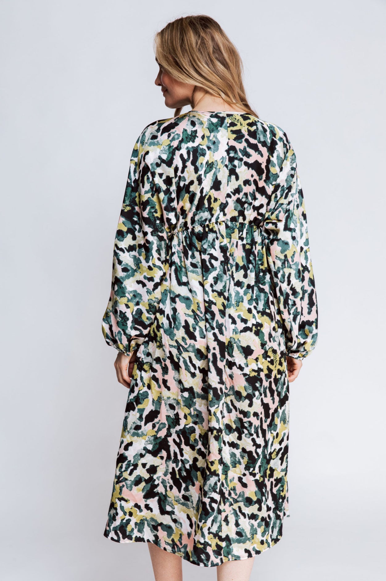 BADOI Long Sleeve Blouse Dress N124379-N3160 - Zhrill