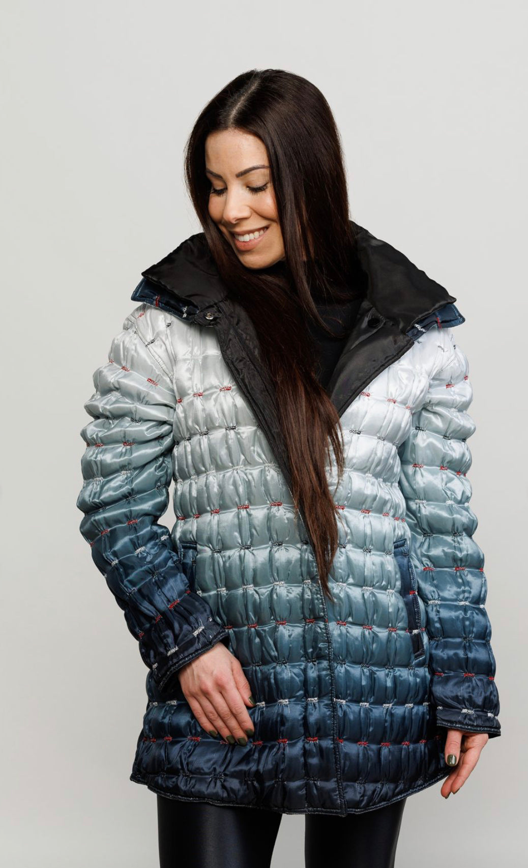 Quilted Zip Front Jacket 22505S - UBU
