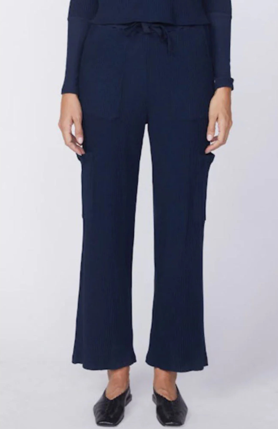 Mini Luxe Thermal Cropped Pant A24-566-5281 - Stateside