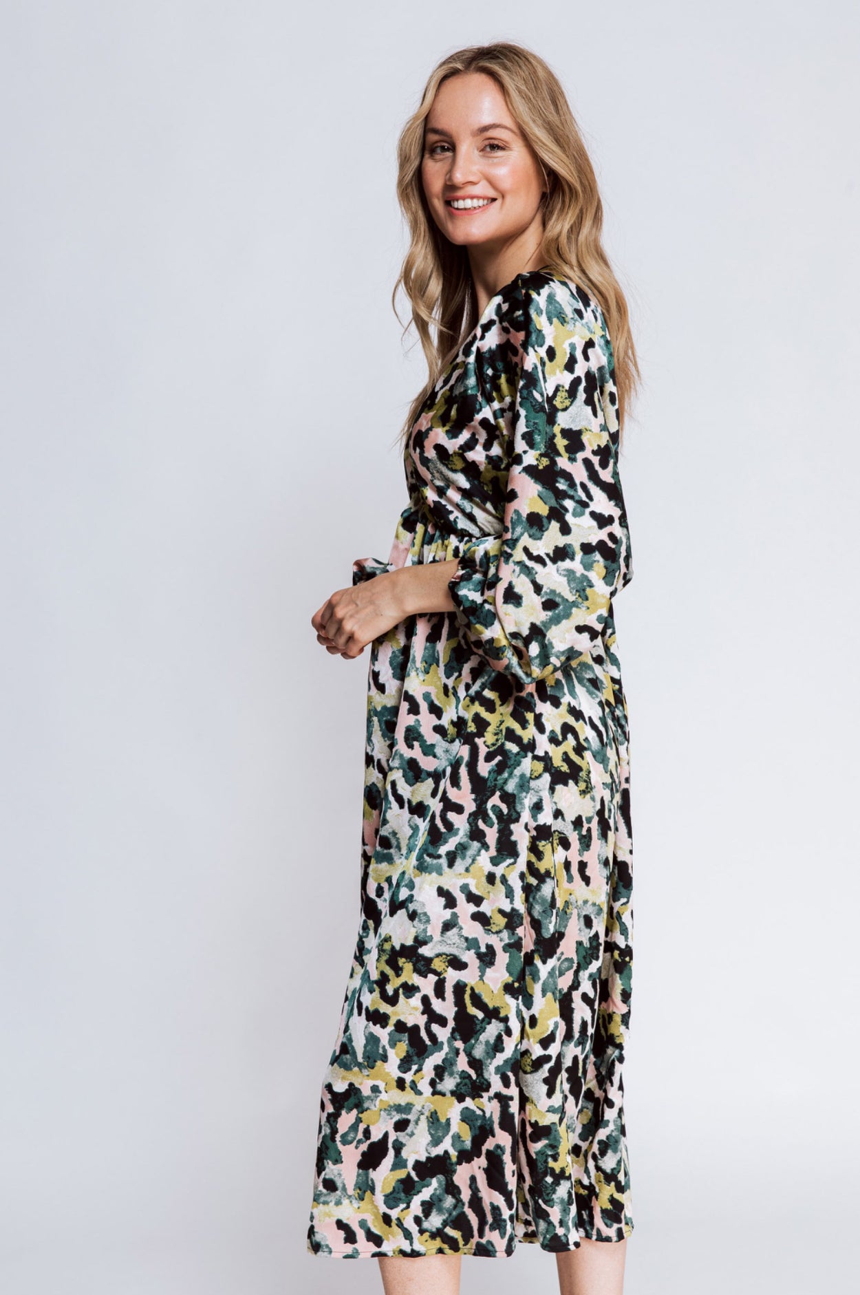 BADOI Long Sleeve Blouse Dress N124379-N3160 - Zhrill