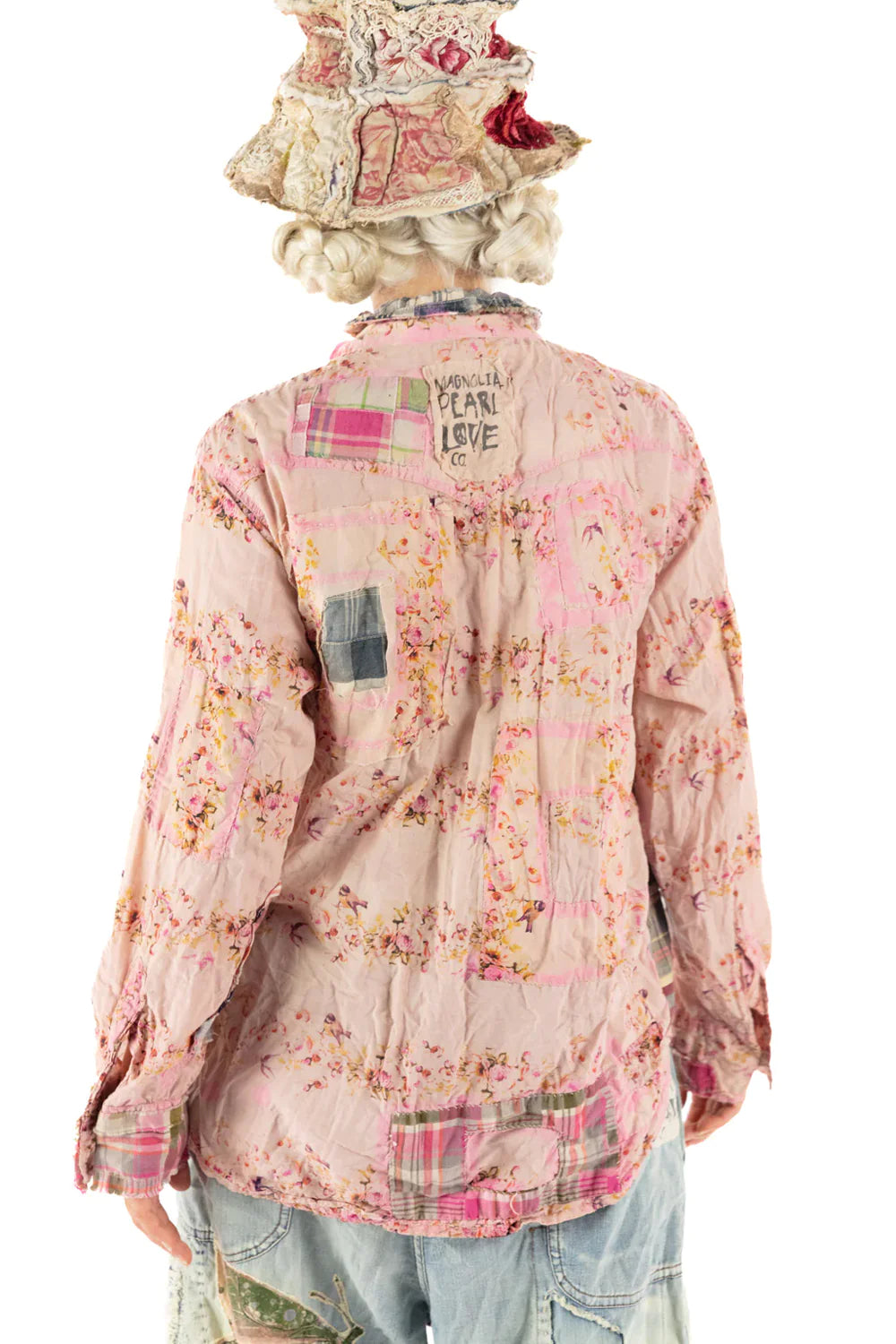 Floral Kelly Western Shirt 1405 - Magnolia Pearl