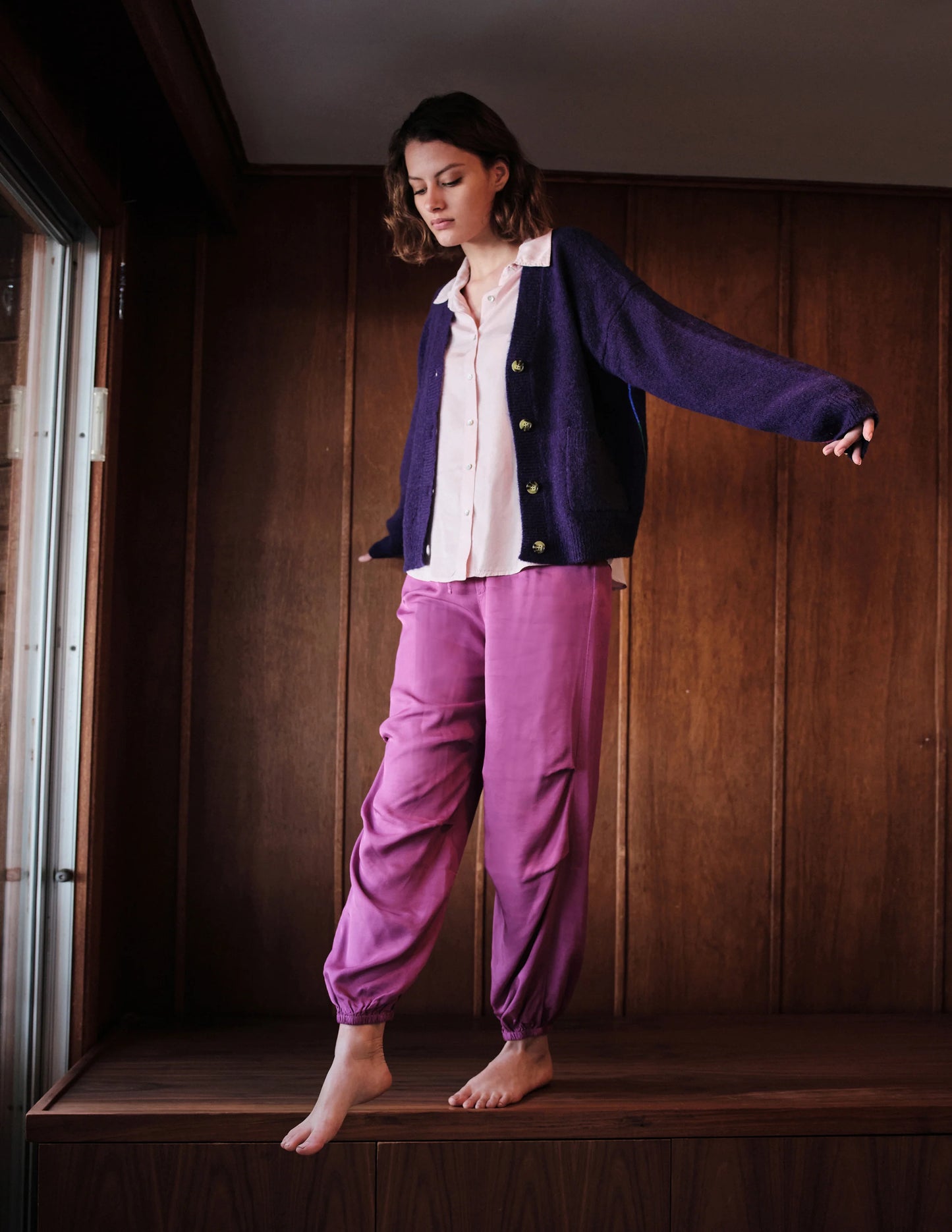 Rainbow Boxy Cardigan Y16A15 - Sundry