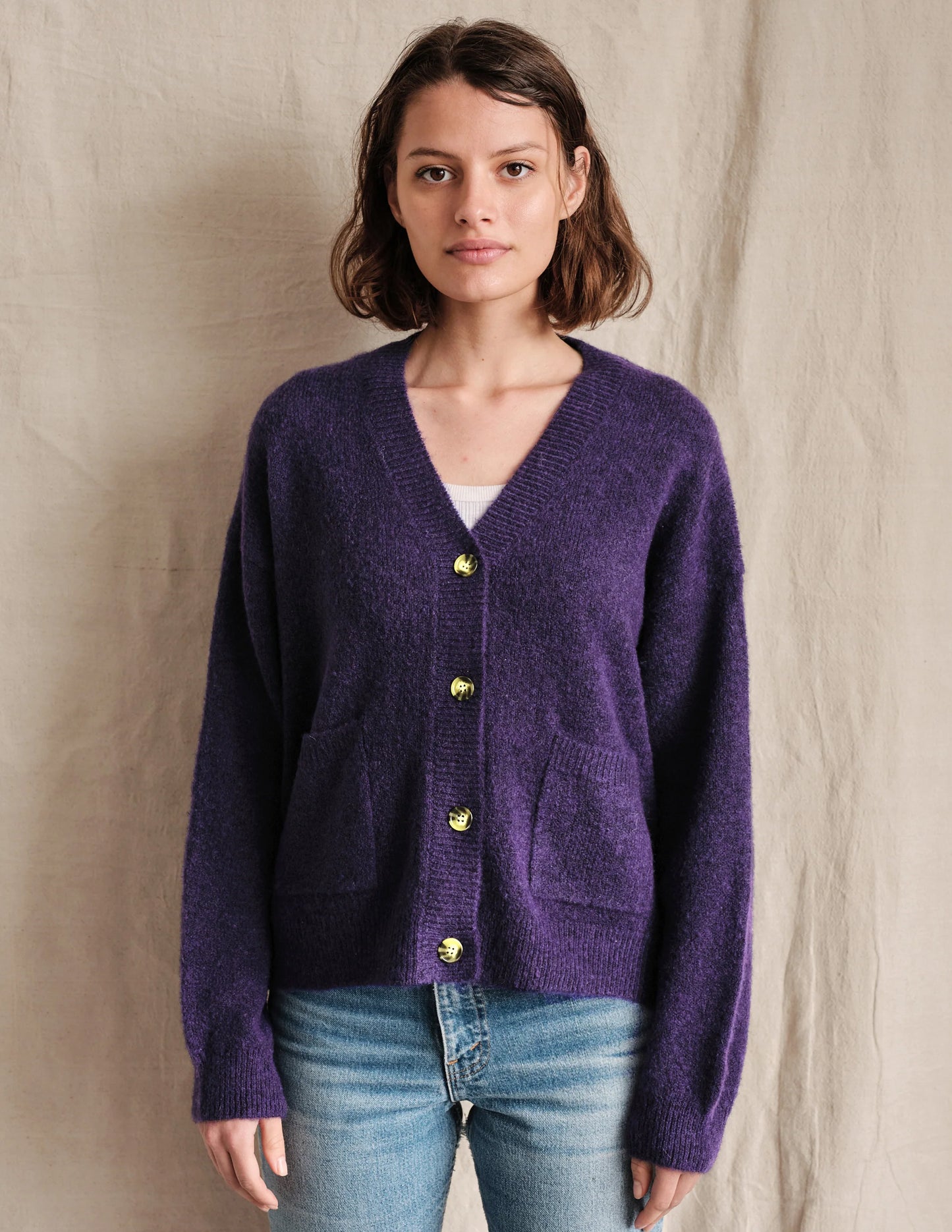 Rainbow Boxy Cardigan Y16A15 - Sundry