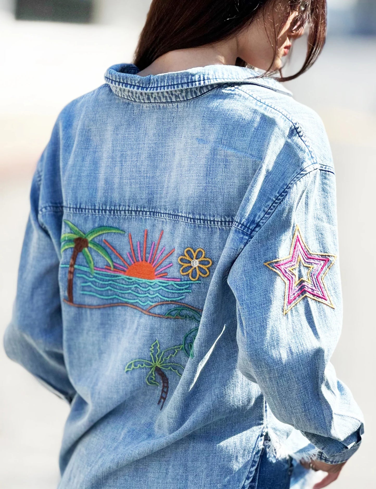 Hop On Embroidered Shirt BT6484T - Billy T Shop