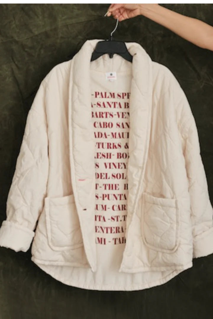 Oversized Quilted Jacket T14A16 - Sundry