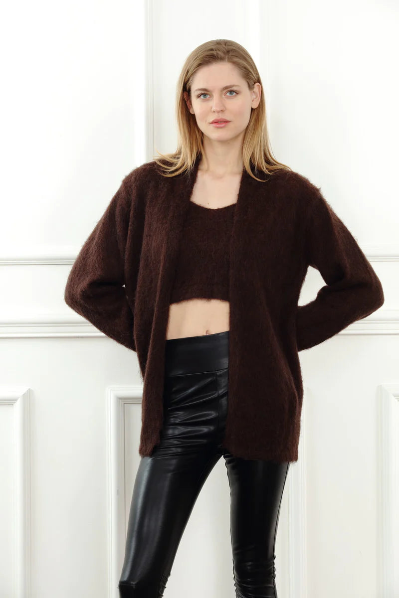 Fuzzy Cardigan 38307 - Zero Degree Celsius