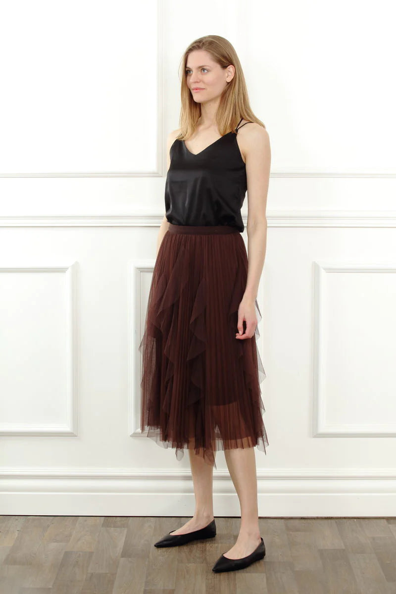 Mesh Ruffle Skirt 38633 - Zero Degree Celsius