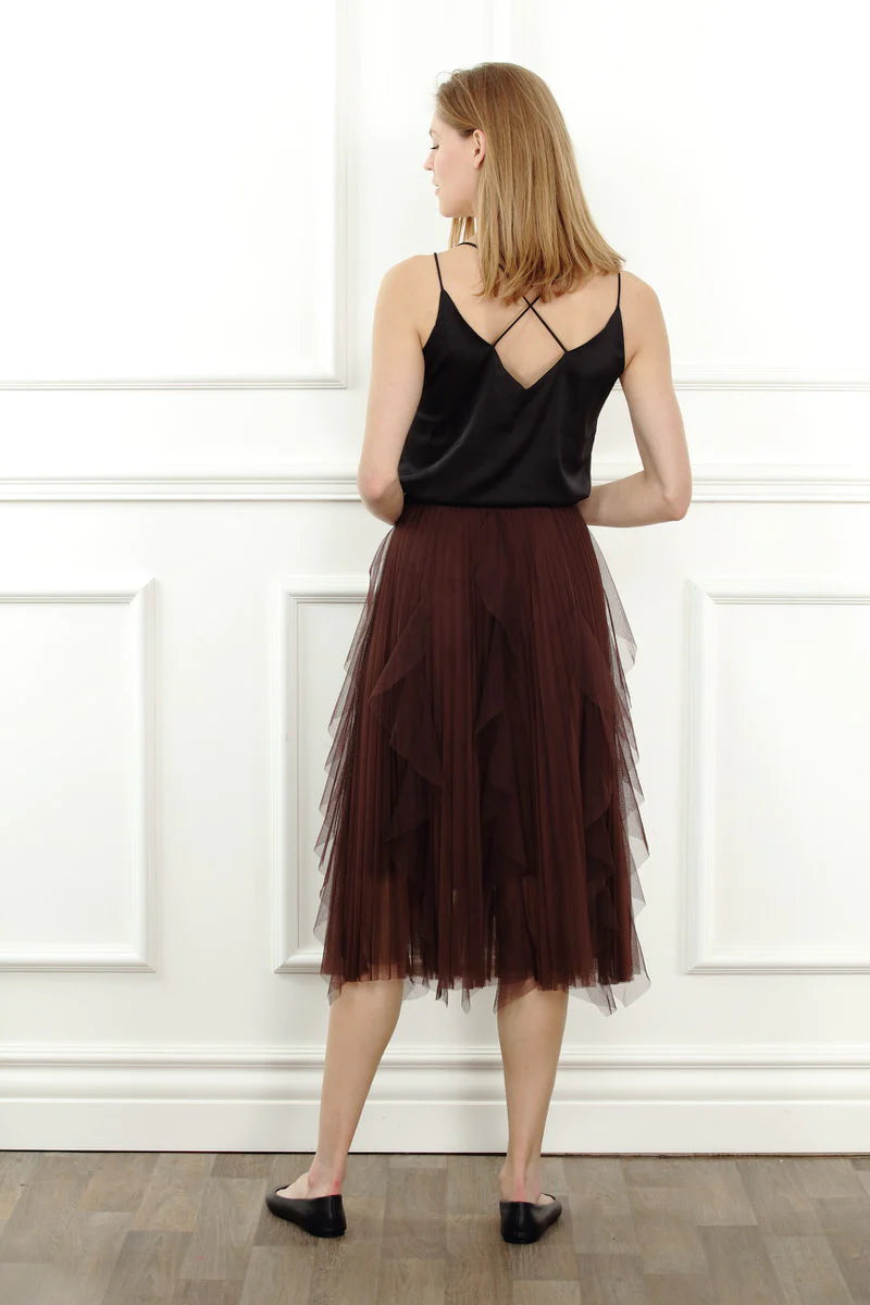 Mesh Ruffle Skirt 38633 - Zero Degree Celsius