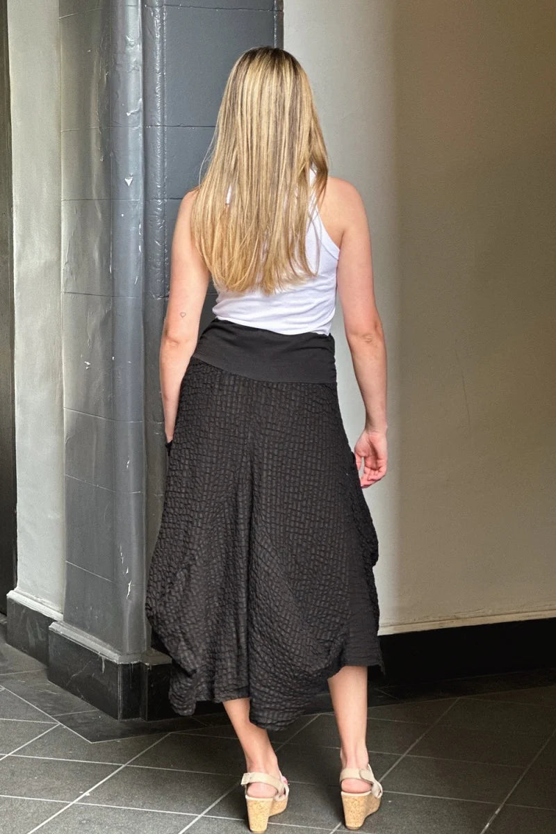Seersucker Skirt LLS502 - Luna Luz