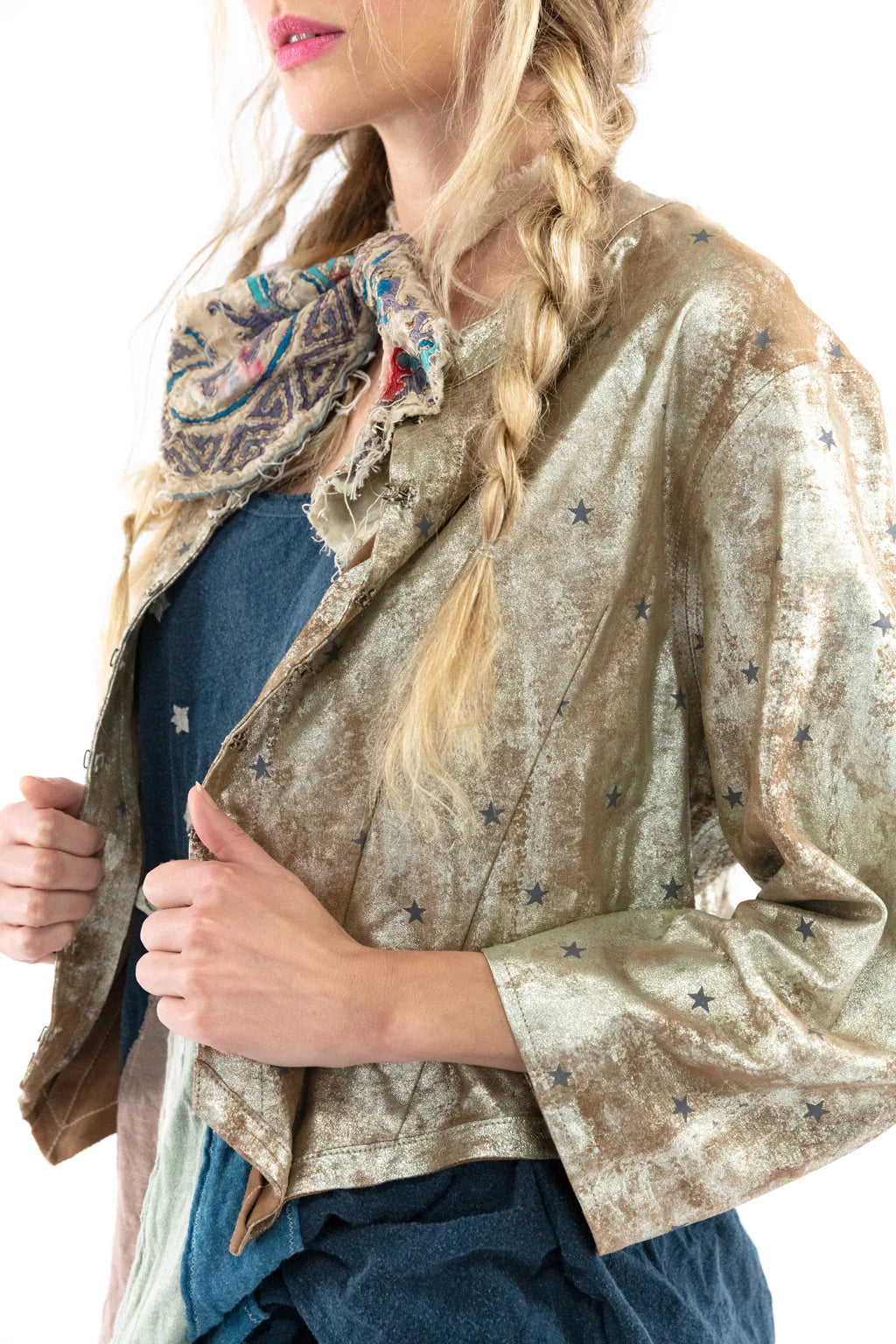 Leather Inna Jacket 486 - Magnolia Pearl